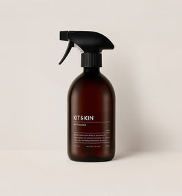 Kit & Kin non-toxic refillable all purpose spray cleaner for kitchens and worktops, effective plant-based cleaning products