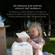 Kit & Kin nappies made in carbon neutral factories