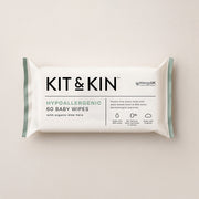 Kit & Kin baby wipes pack - hypoallergenic, plastic-free and safe for newborns