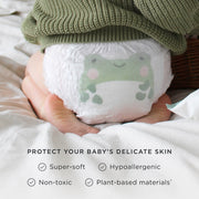 Toddler wearing Kit & Kin plant-based nappy pants - oursuper-soft and hypoallergenic pull ups